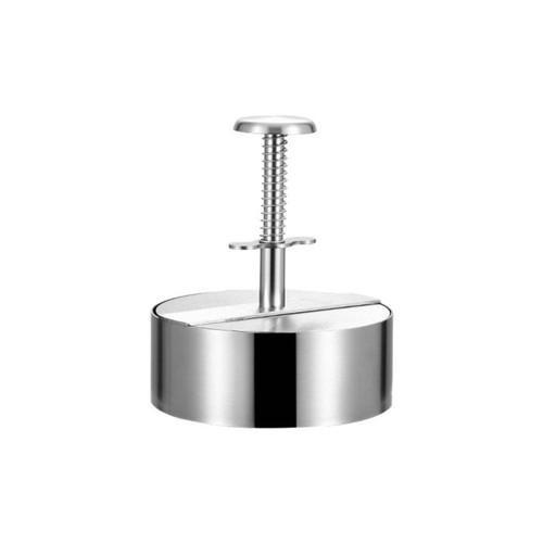Round burger press stainless - burger,