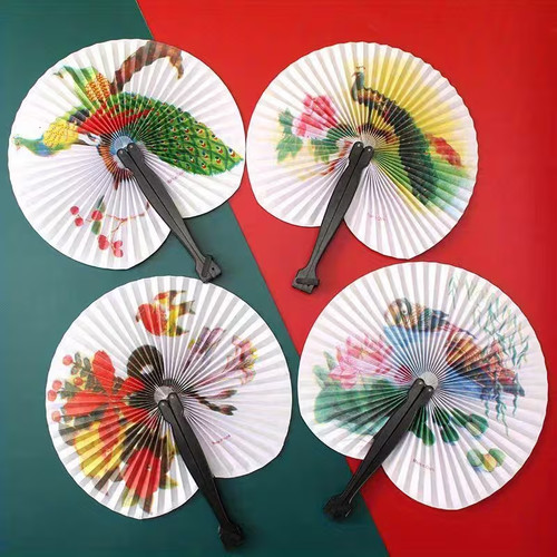 Six bird flower - &, patterned
