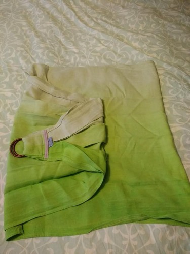 Baby wearing ring sling - wearing,