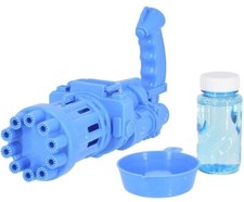 Electronic Bubble Machine Gun Blower & Bubble Solution Garden Game Toy