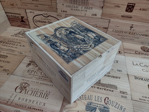 Wooden wine box crate - wine, with