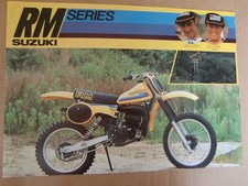 1980 ?  suzuki  RM250  RM125 RM80  Brochure  from JAPAN  80