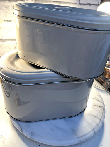 Vintage ikea storage tins - ikea,