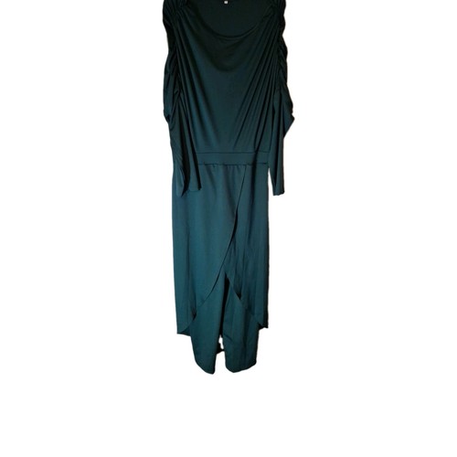 2xl dark green ruched - dark,