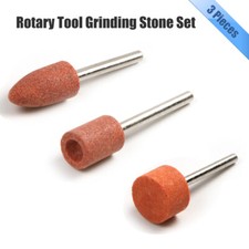 3x ROTARY TOOL GRINDING STONE