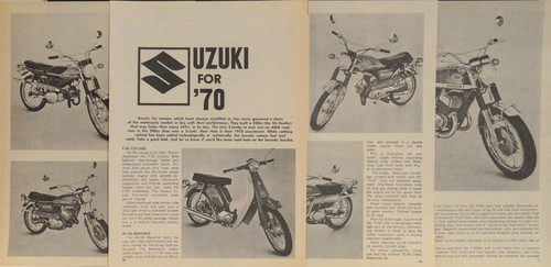 1970 page suzuki line for - up,