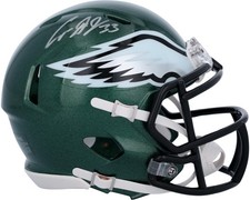 Cooper DeJean Philadelphia Eagles Autographed Riddell Speed Mini Helmet