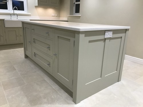 Kitchen island painted - |, made