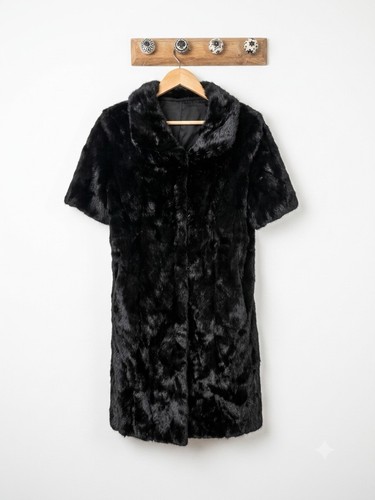 Vintage real mink fur coat - fur,