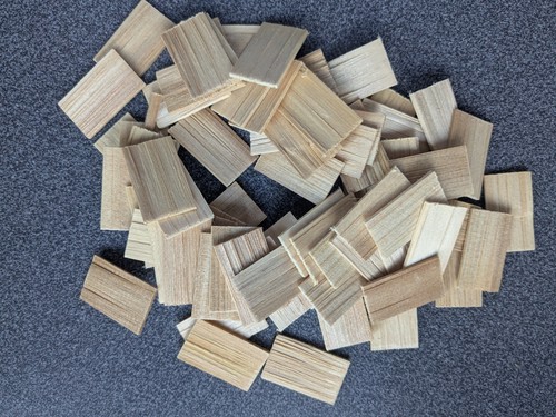 Dolls house wooden roof - dolls, house-
