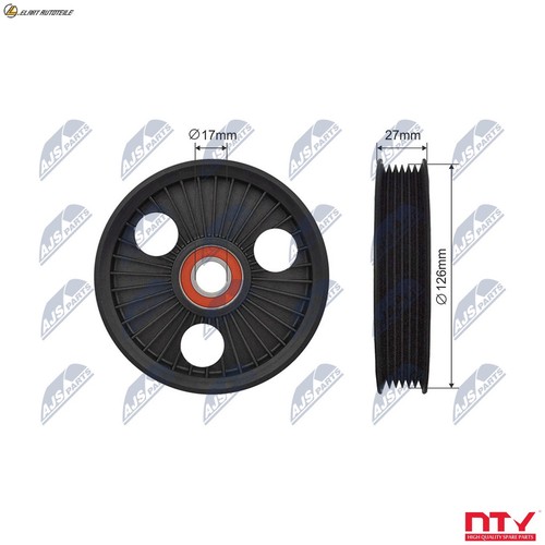 Tensioner pulley ribbed - v-ribbed, belt
