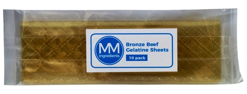 Bronze leaf gelatine beef - leaf,