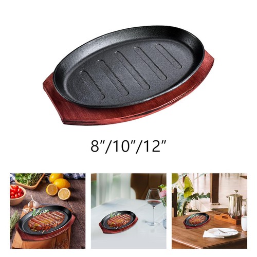 Griddle steak fry plate - steak,