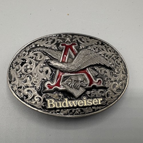 Budweiser beer belt buckle - beer,