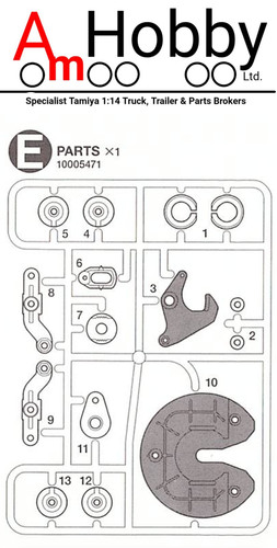 Tamiya parts scania - tamiya, scania/king