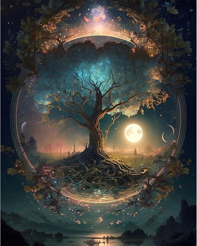 Viart tree life paint - paint, by