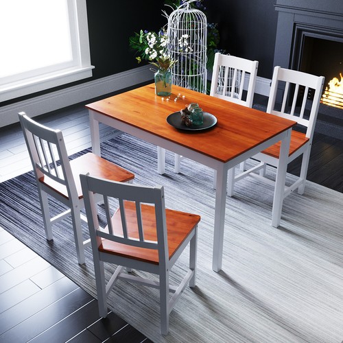 Home dining table and chairs - dining,