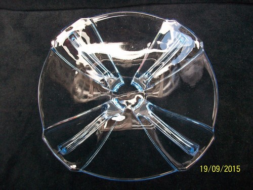 Stolzle glass plate - stolzle., .blue