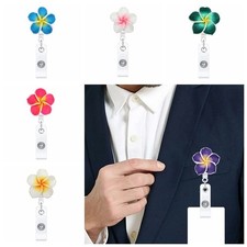 Retractable ID Card Badge Clip