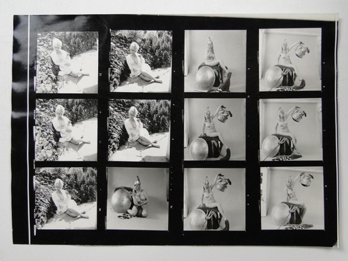 Contact sheet nude model - sheet,
