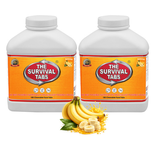 Survival tabs banana pack - survival, 2-pack