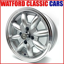 Triumph Spitfire and GT6 Minilight Alloy wheels /Rims SILVER
