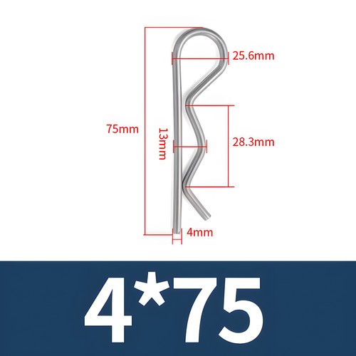 Clips stainless steel - 304, a2