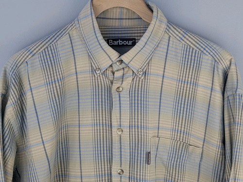 Vintage barbour plaid shirt - vintage,