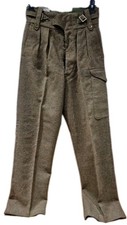 BRITISH ARMY BATTLEDRESS TROUSERS 1954 Size 7 30" Waist
