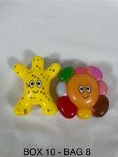 In The Night Garden Haahoos Haahoo Figures 2007 rainbow flower & yellow spots 2”
