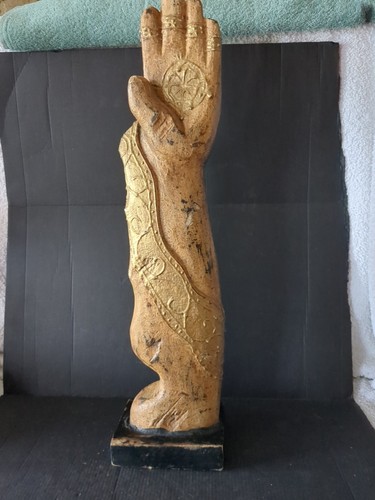 Large wooden carved gold - large,