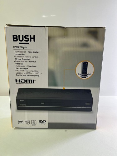 Bush dvd player black - player,