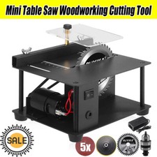 Mini Table Saw Woodworking Cutting Tool Polish Machine Multifunctional Bench Saw