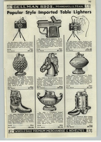 1952 paper novelty - 1952, table