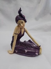 Art Deco Sitting Woman