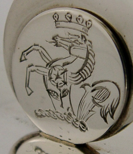 Sterling silver baron horse - sterling,