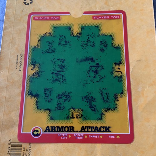 Vectrex armor attack overlay - vectrex,