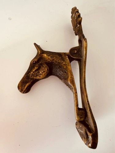 Antique brass horse - antique,