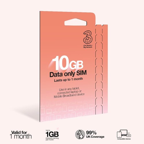 Three payg mobile - payg, broadband
