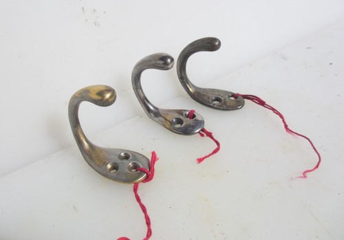Antique iron coat hooks hat - antique,