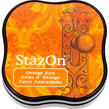 Tsukineko StazOn Midi Pad - All Colours Rubber Stamp Quick Dry Embossing 58 x 58