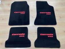 For VW Corrado vr6 Velour floor mat mats carpet black Set of4 1988-95