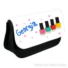 Personalised Nail Varnish Makeup Make Up Bag Case Ladies Girls Mum Daughter Gift