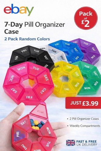 Xweekly pill box day - xweekly,