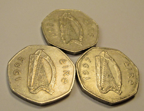 Three irish chunky 50p - chunky,