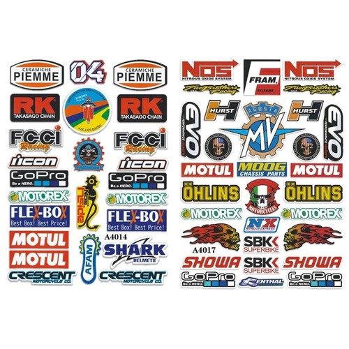 53x sheets motorcycle - 53x, 2-sheets