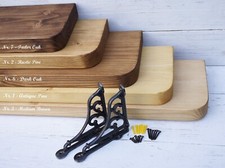 Shelf with curved rounded