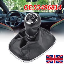 Gear Stick Shift Knob & Gaiter 5 Speed For Vauxhall Corsa E Adam 55496814 UK