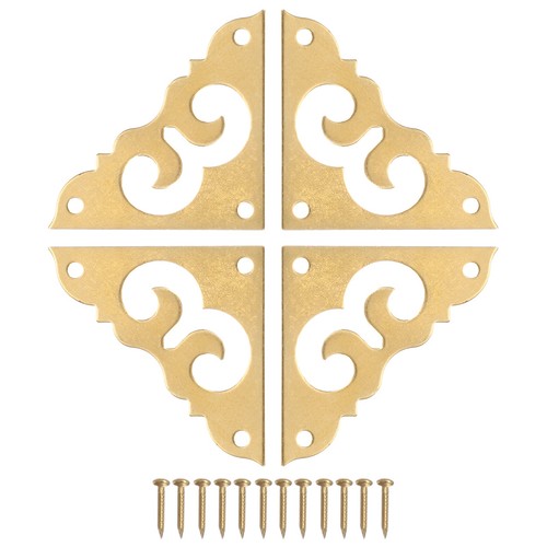 4pcs brass corner - brass,