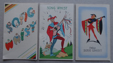 VINTAGE SONG WHIST SCORE CARDS